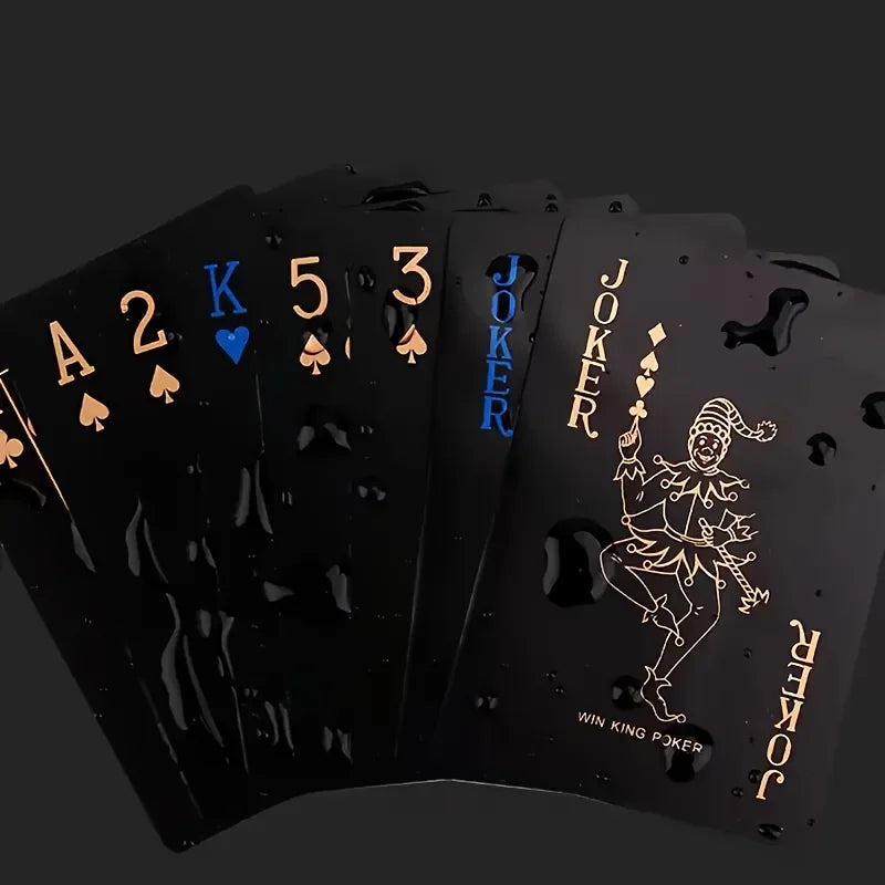 Waterproof PVC Illusionist Poker Cards - Durable & Aesthetically Enhanced Design - Perfect for Game Nights, Parties & Family Fun