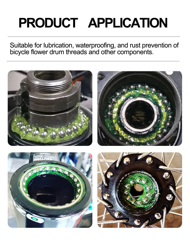 Bicycle High Quality Lubricating Oil For Shimano Green Effect Bearing Grease Hub Lubricants Lipid Elements 50g