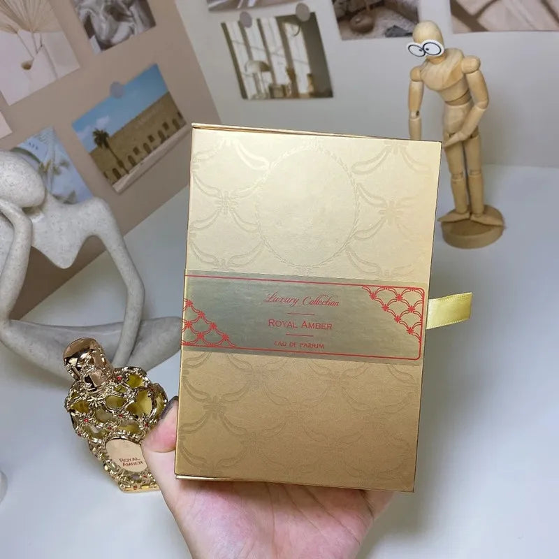 Hot Sales Royal Amber Velvet Gold Oud Saffron Body Perfume Spray 100ml Long-lasting Fragrance Covering Odor Perfume High Quality