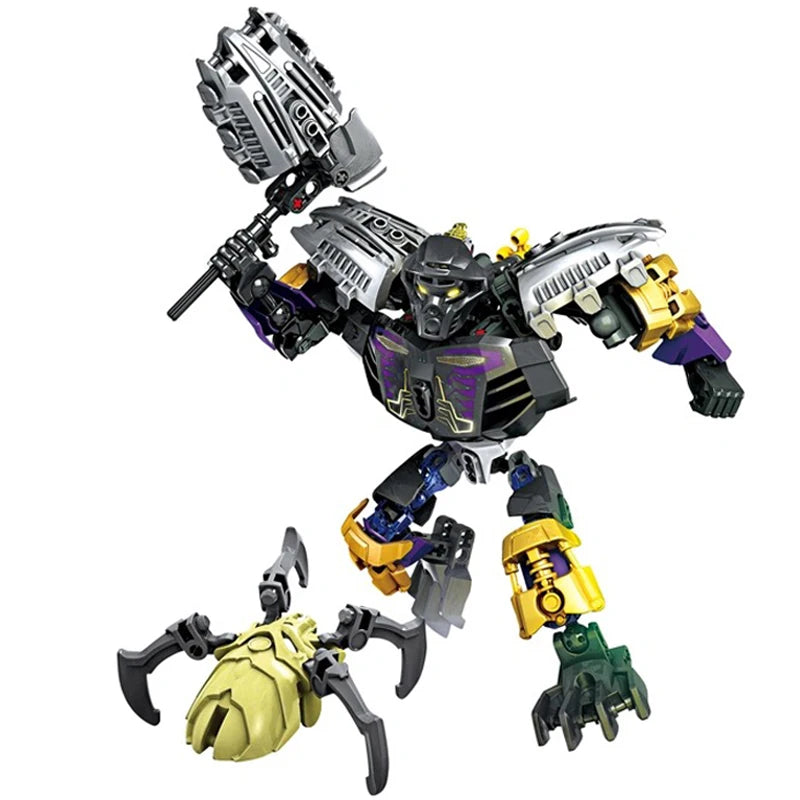 Bionicle Warriors Skull Action Figures Collection Building Blocks Umarak Uxar Mask Master Storm Beast Anime Bricks Toy Kid Gifts