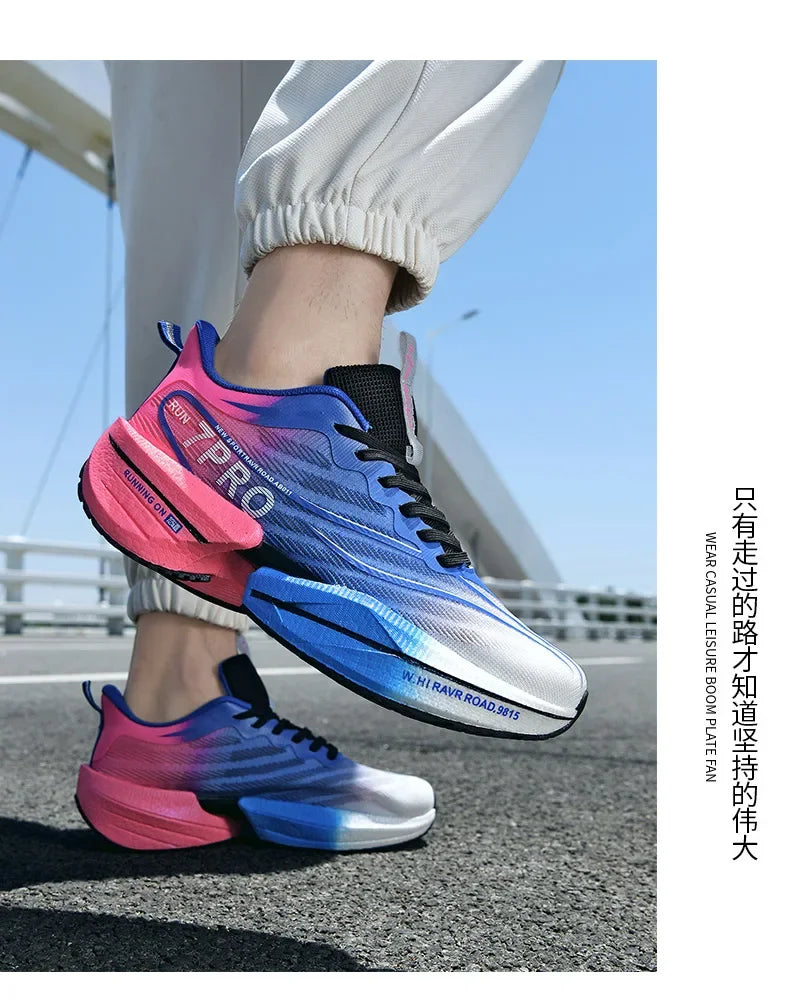 Sneakers for Men Summer Full-length Carbon Plate Running Shoes Lightweight Outdoor Non-slip Training Shoes Men's Tennis Shoes