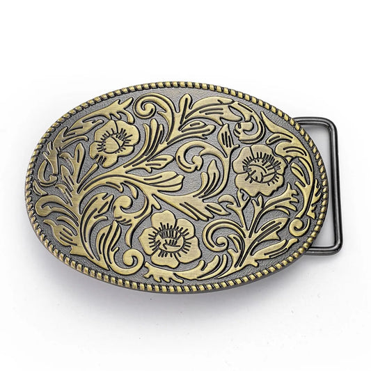 Western Denim Alloy Stud buckle - stylish and unique fashion accessory