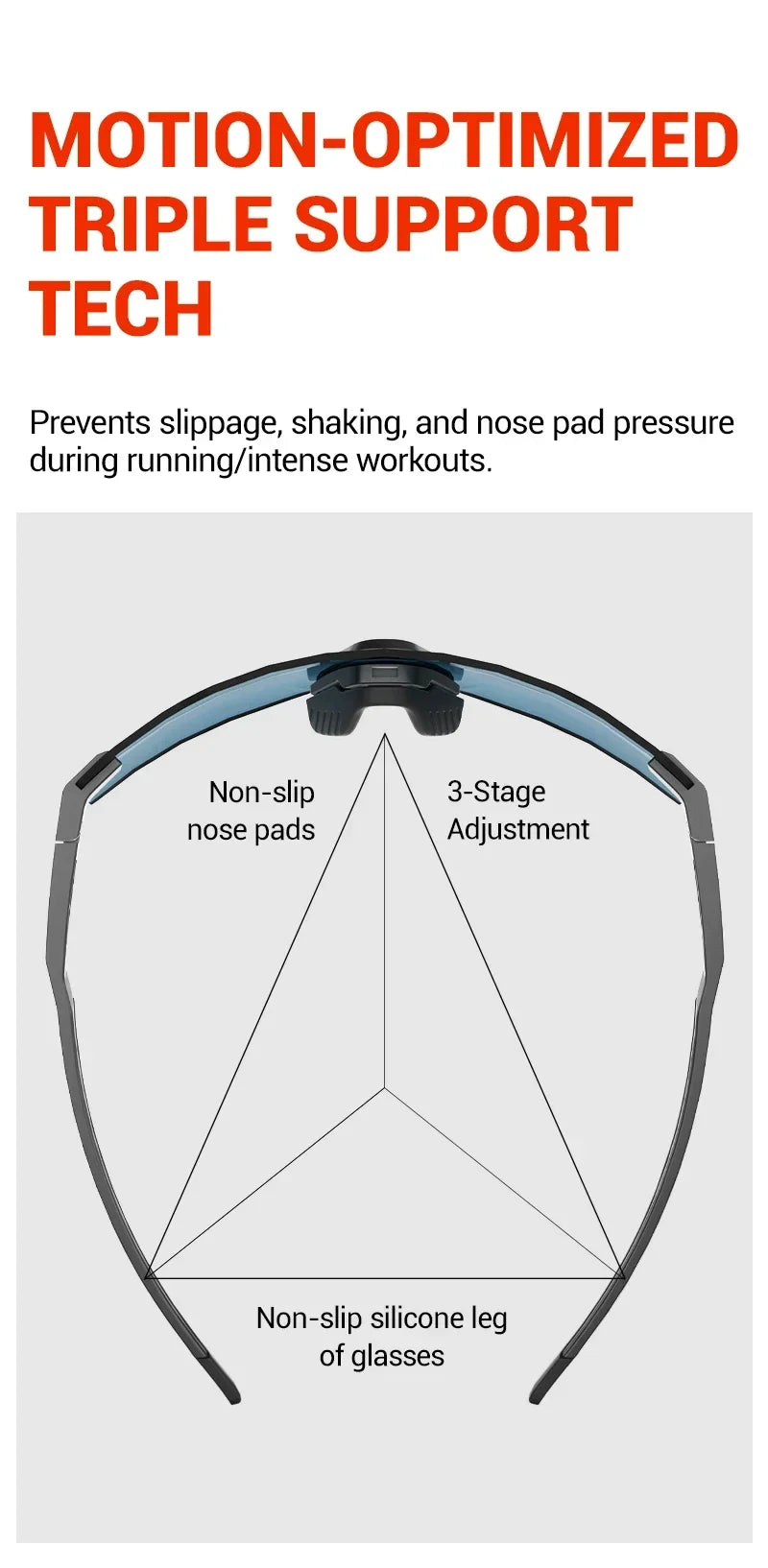 Kapvoe New Photochromic Sports Runnning Sunglasses Cycling Glasses Men Adjustable Nose Pad Women UV400 Hiking Bicycle Eyewear