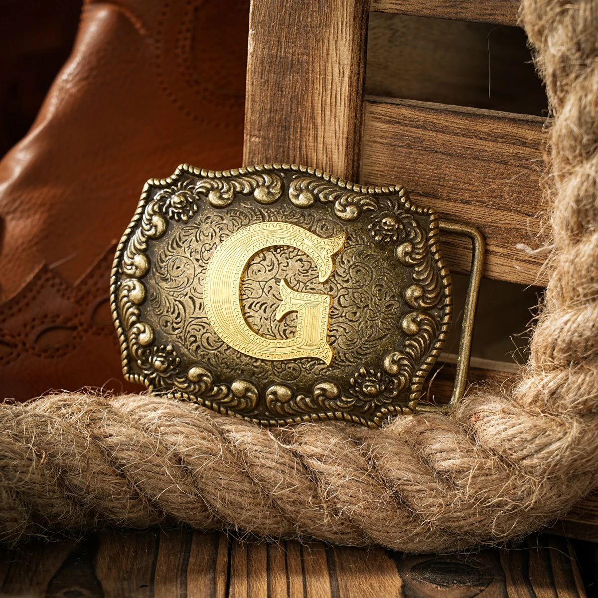 Western style letter motherboard buckle belt buckle head belt buckle head one