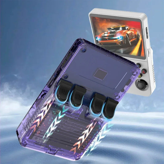 R36HD new handheld game console open source Linux 3.5-inch IPS screen handheld 128GB video player Xmas Gift
