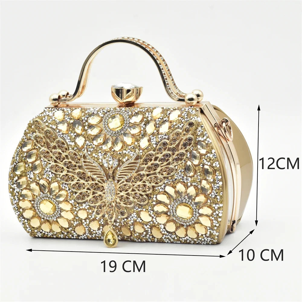 New Arrival Italian Shoes and Bags Matching Set Decorated with Rhinestone Plus Size Shoes Luxury Italian Shoe and Bag Set 2025