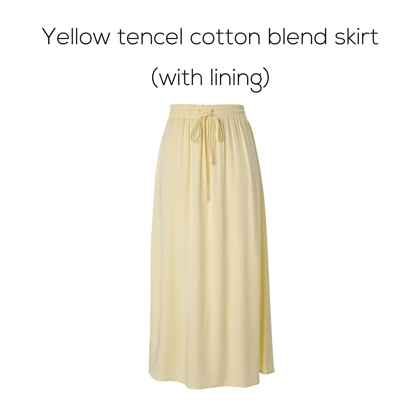 AP 2025 Spring/Summer Women Turn-Down Collar Tee & Cotton Blend Skirt Set