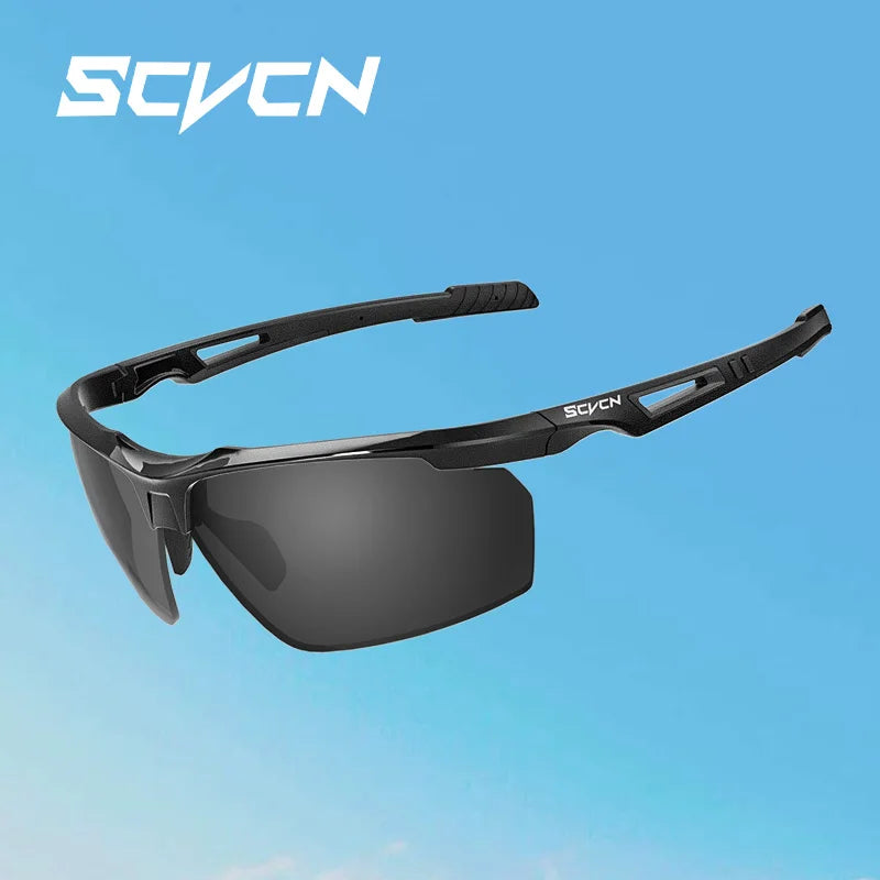 SCVCN Polarized Cycling Glasses Fishing Sunglasses UV400 Protection Bicycle Sports MTB Road Bike Eyewear Men Women Cycle Goggles