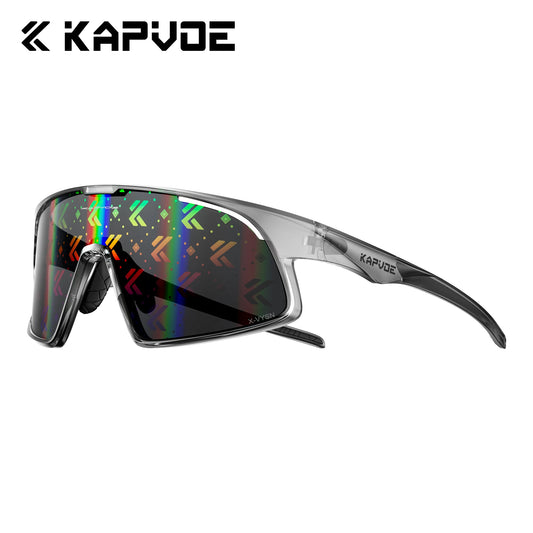 Kapvoe New Cycling Glasses Sports Glasses Sunglasses Men Women Hiking Glasses Bike MTB Bicycle Outdoor Eyewear UV400 Goggles