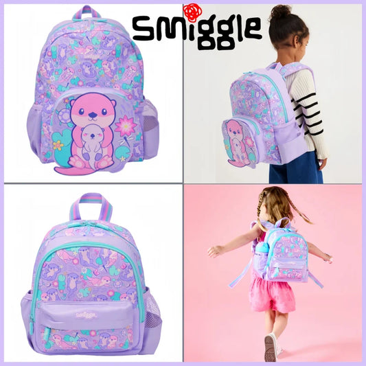 Genuine Australia Smiggle Backpack School Bag Cartoon Series Anime Backpack Student Gift Separate Purchases ﻿