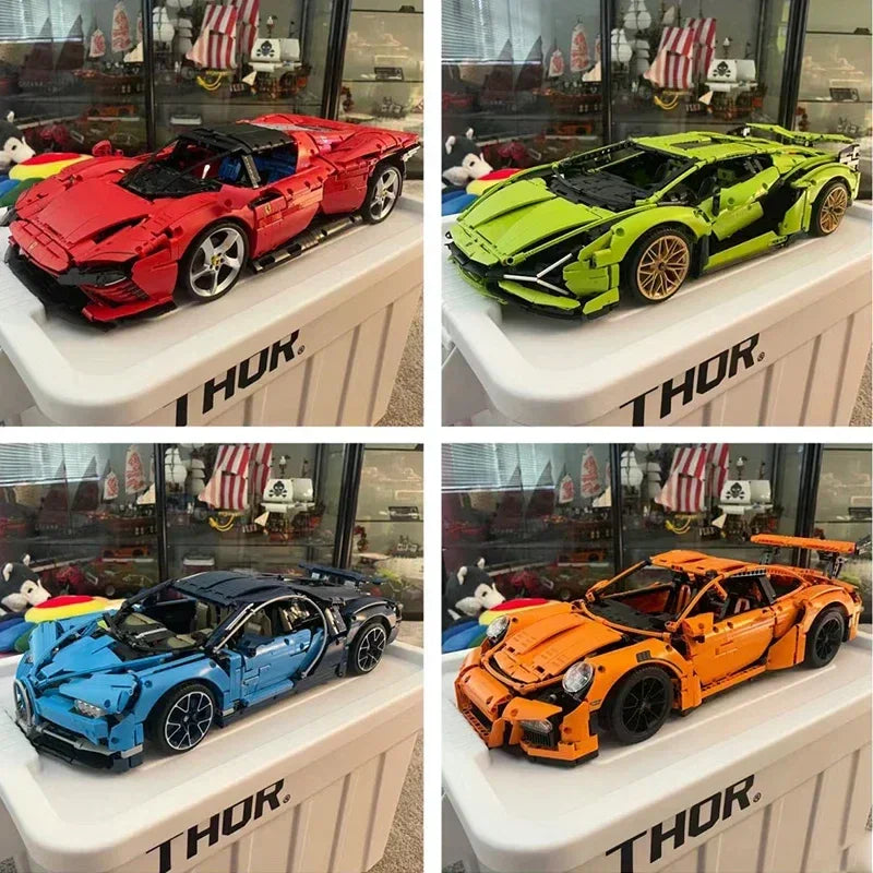 Dynamic Road Racer Edition | Compatible with LEGO® | CE Certified | Ideal for Gifts or Collectors