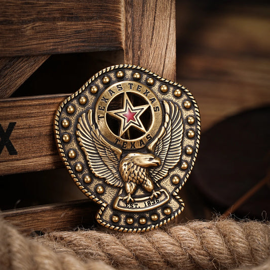 Western Belt Buckle Initial Vintage-Cowboy Rodeo Silver Large Skull Belt Buckle for Men Women
