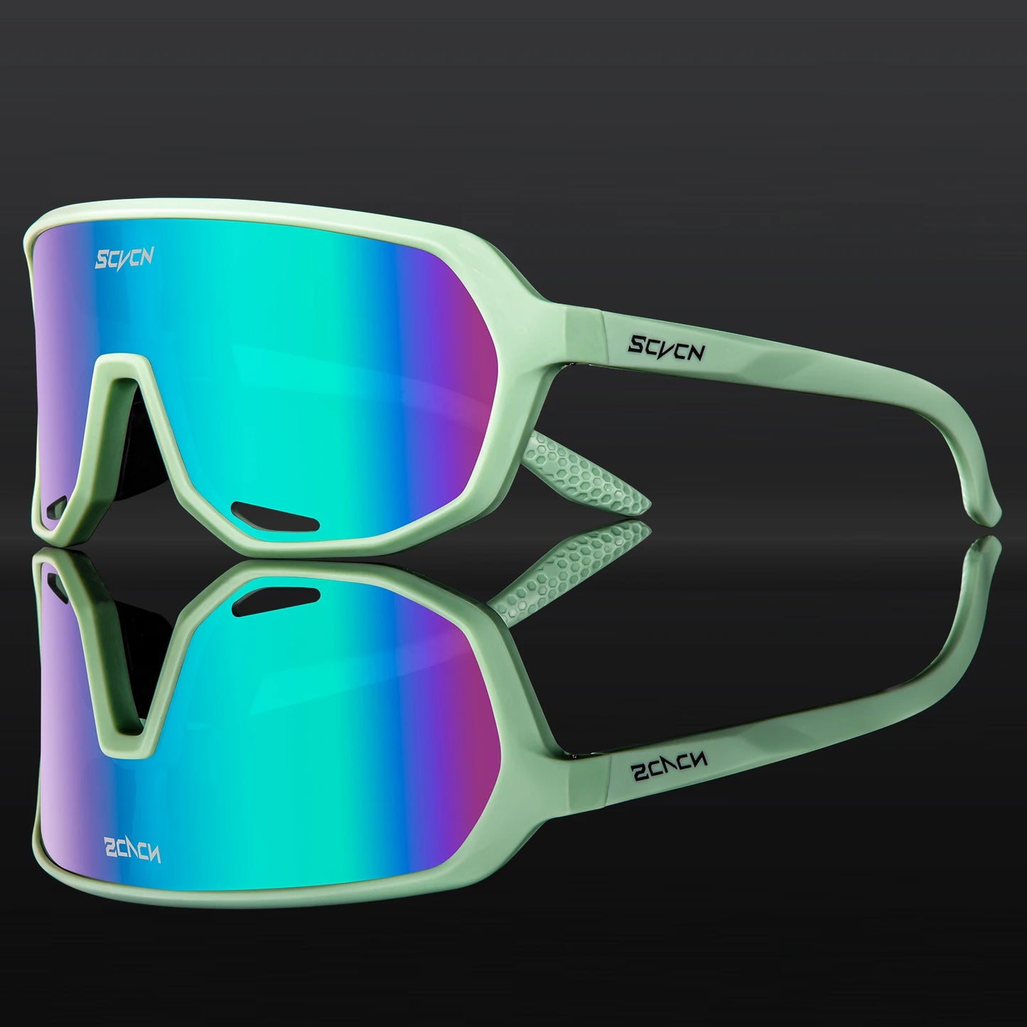 Scvcn Sunglasses Cycling Glasses Photochromic Sports for Men Sun Mountain Bike Road Bicycle Eyewear Goggles UV400 Polarized MTB