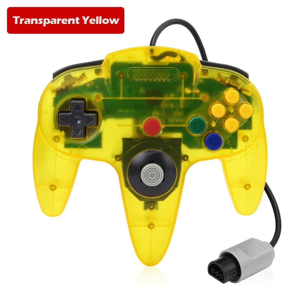 8 Colors For N64 Controller Classic Wired Remote Control Gamepad Gaming Joystick Retro Video Game System For N64 Console Joypads