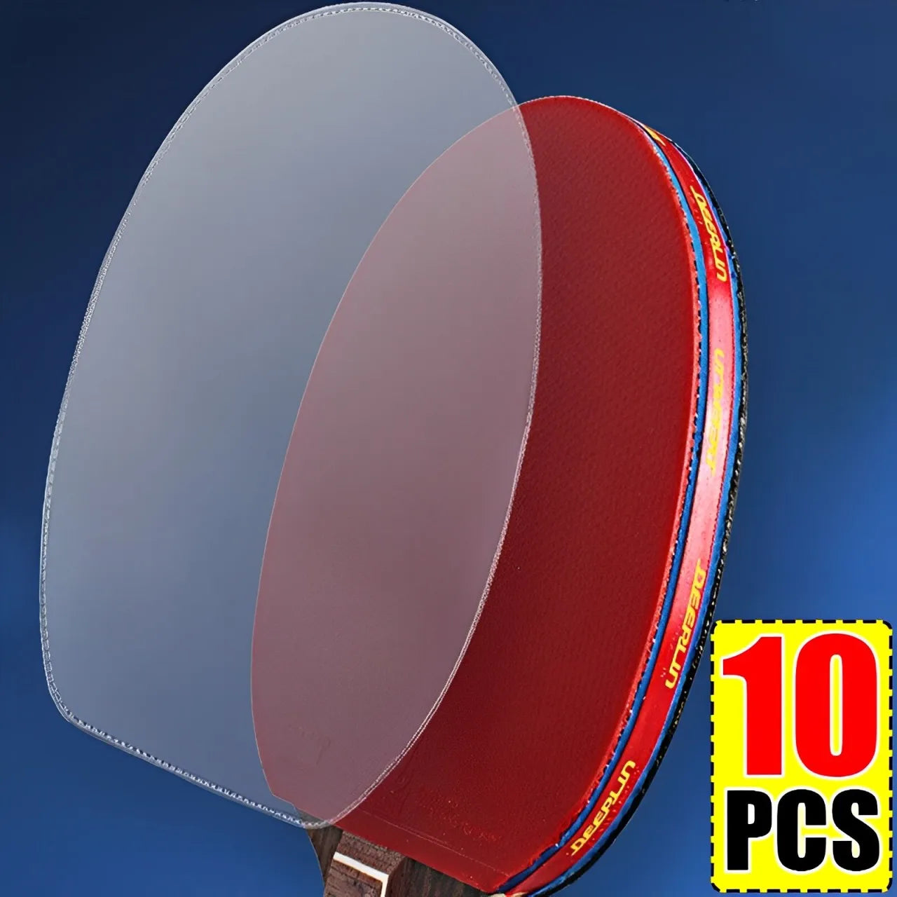 2/10Pcs Ping Pong Racket Protective Film Sticky Transparent Maintenance Cover Table Tennis Racket Rubber Protection Film Tool