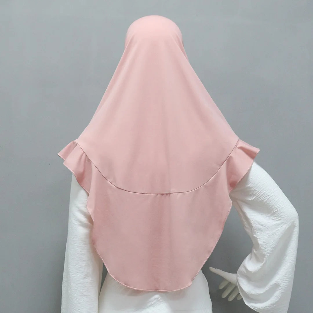 Ready to Wear Turban Hijab for Muslim Women Arab Scarf, One Piece Amira Islamic Headscarf Malaysian Headband Shawls Eid
