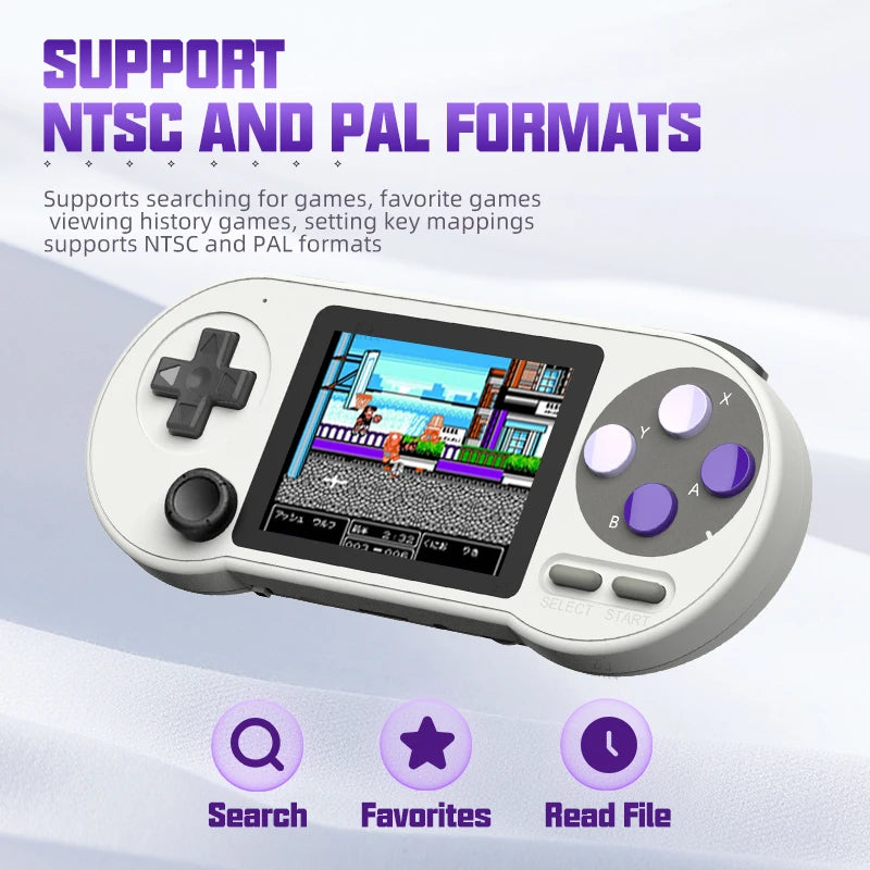 VILCORN SNPRO Retro Handheld Game Console Machine Portable Video Game Player for SNES GBA SEGA 10000 Game Controller with Rocker