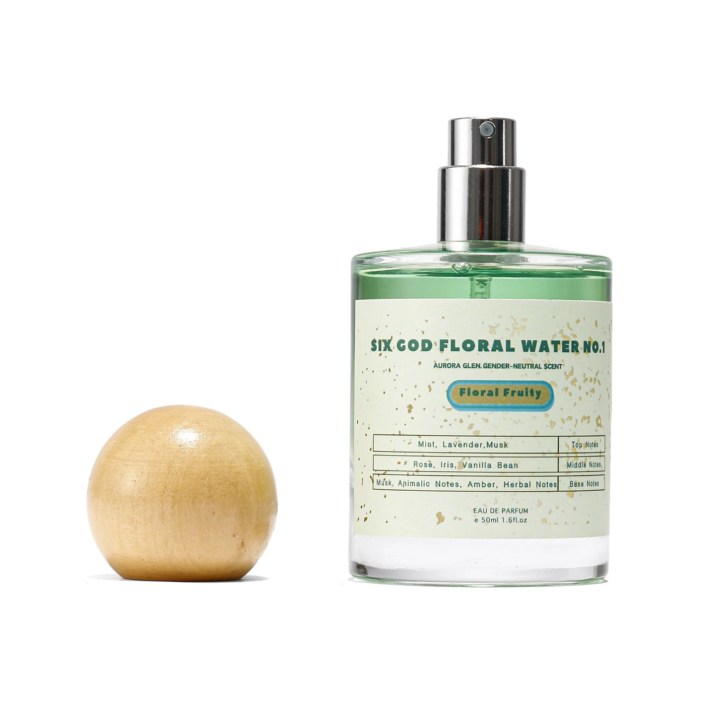 Perfume SiX god Floral Water NO.1 Unisex Perfume - Floral-Fruity Scent with Musk & Amber , Long-Lasting Fragrance