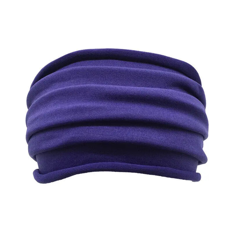 Casual Headwraps for Women Soft Wide Elastic Headband Running Yoga Turban Hair Accessories for Girls Fashion