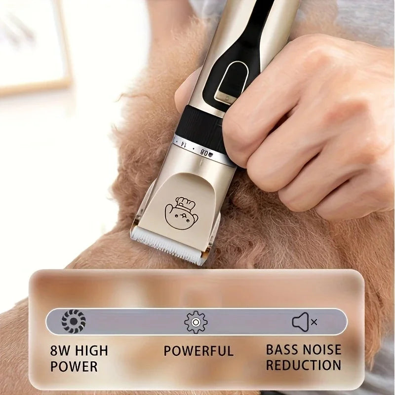Dog Clipper Dog Hair Clippers Grooming (Pet/Cat/Dog/Rabbit) Haircut Trimmer Shaver Set Pets Cordless Rechargeable Professional