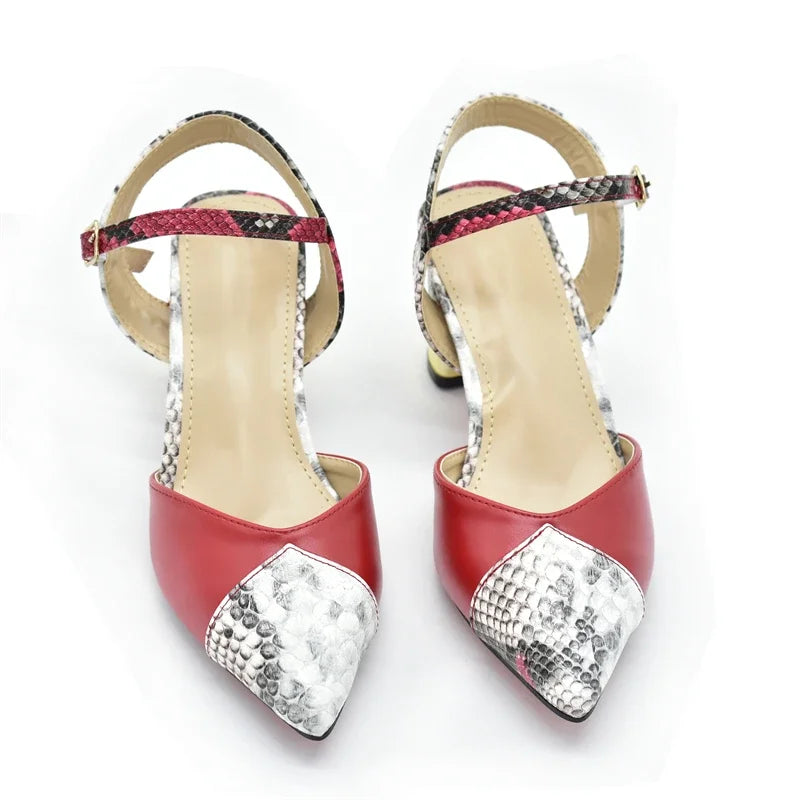 2024 Italian Shoe and Bag Set for Party In Women Luxury Shoes Women Designers Nigerian Women Party Pumps High Heels Sexy Ladies