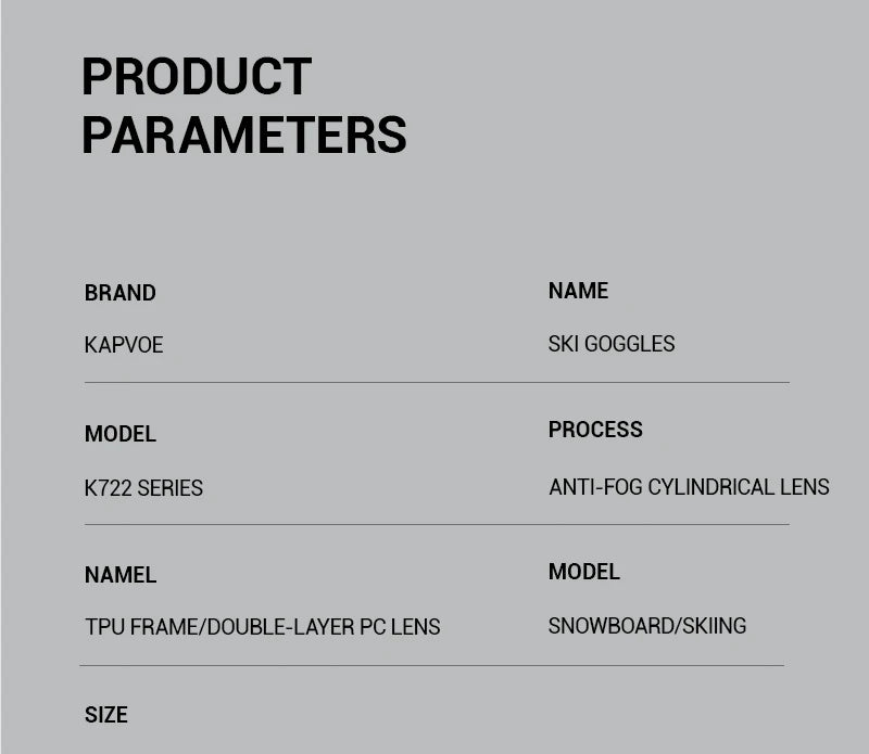 KAPVOE New Photochromic Outdoor Sport Ski Snowboard Goggle Men UV400 Protection Women Glasses Magnetic Attraction Skiing Goggles