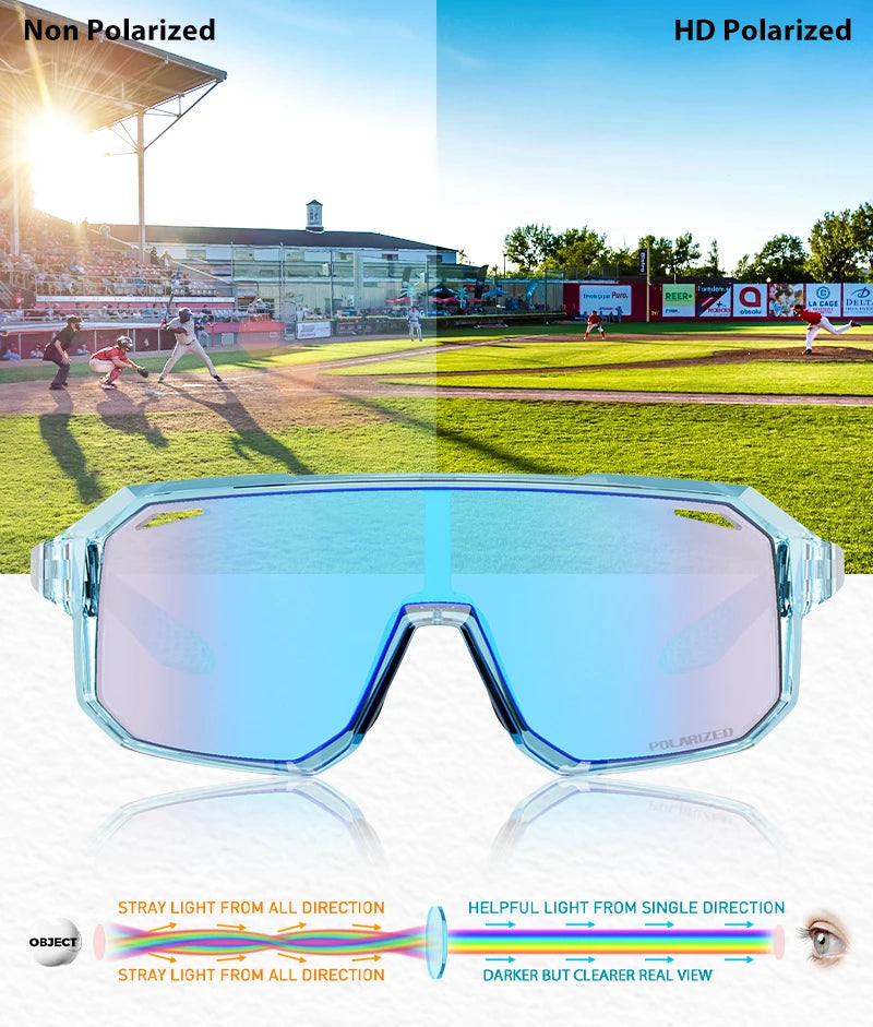 SCVCN Outdoor Boys Bike Cycling Polarized Child Sunglasses Teenagers Bicycle Cycling Glasses Kids Sports UV400 Girls Goggles