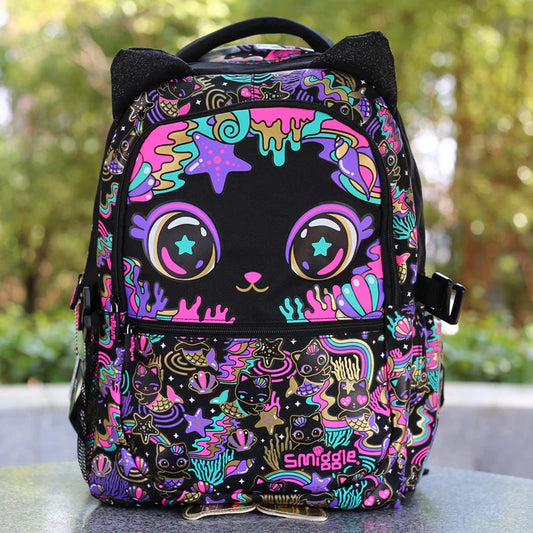 Genuine Australia Smiggle Backpack Kitten School Bag Cartoon Series Anime Backpack Student Gift Separate Purchases