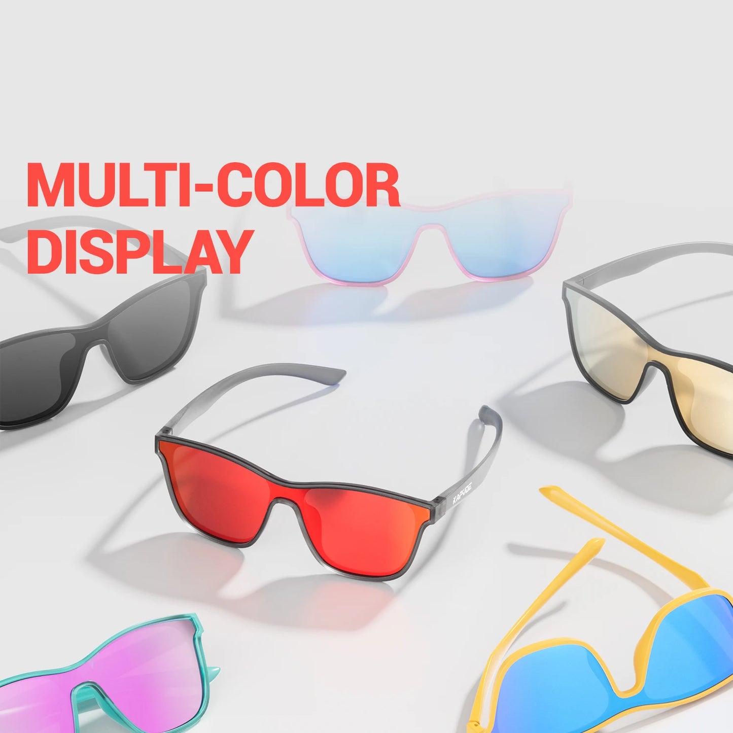 Kapvoe Polarized Outdoor Road Marathon Sports Cycling Glasses Men Women Riding Cycling Sunglasses UV400 Cycling Running Goggles
