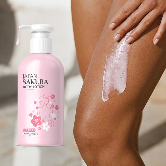 Cherry Blossom Body Cream 200g Moisturizing Lotion Daily Skin Care Essential Holiday Gift Idea