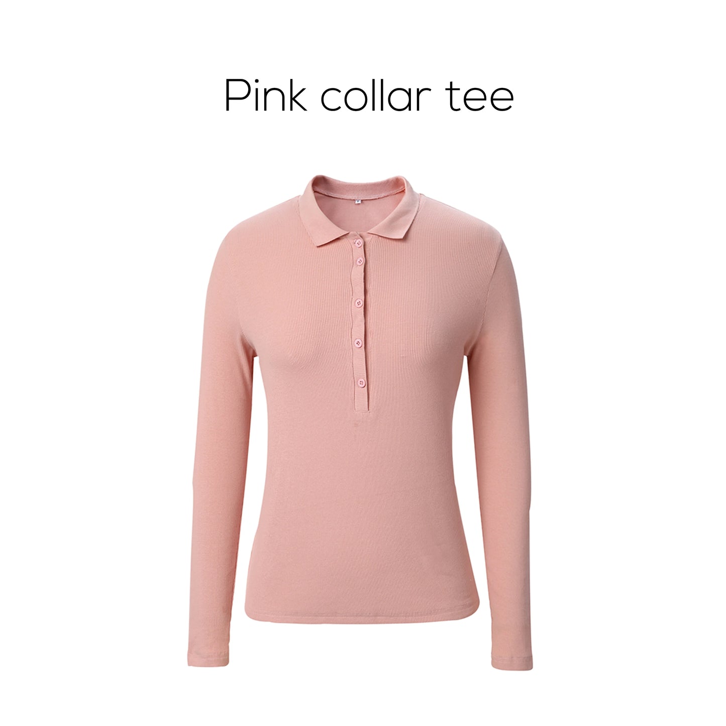 AP 2025 Spring/Summer Women Turn-Down Collar Tee & Cotton Blend Skirt Set