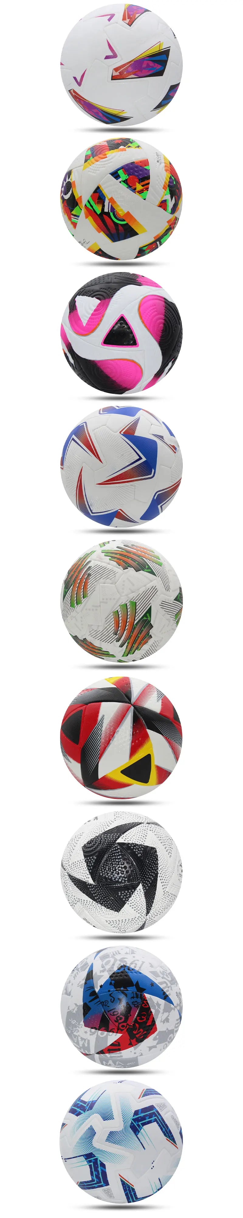 Soccer Ball Professional Standard Official Size 5 Seamless Football Soft PU Wear Resistant High Quality Match Training Balls
