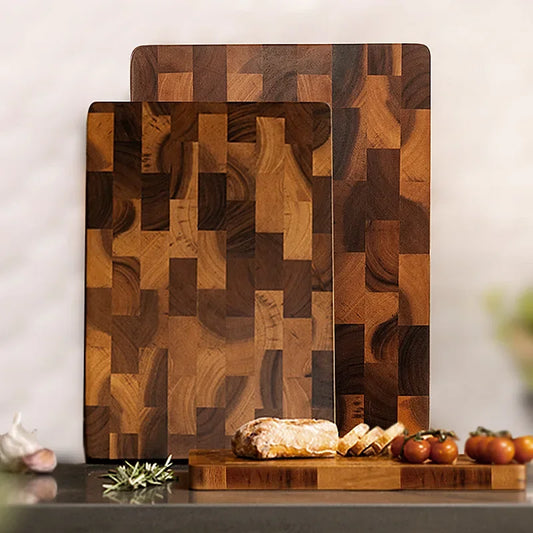 Cutting Board Double-sided Using Premium Acacia Wood Splicing Chopping Board Drain Water And Damp-proof Kitchen Tools