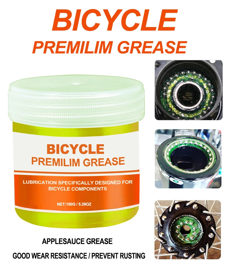 Bicycle High Quality Lubricating Oil For Shimano Green Effect Bearing Grease Hub Lubricants Lipid Elements 50g