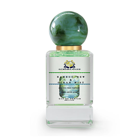 Woman Bamboo Maiden Perfume Oil 50mL for Women Alcohol-Free Aquatic Scent Perfume Bamboo Ocean Musk Perfume Long Lasting