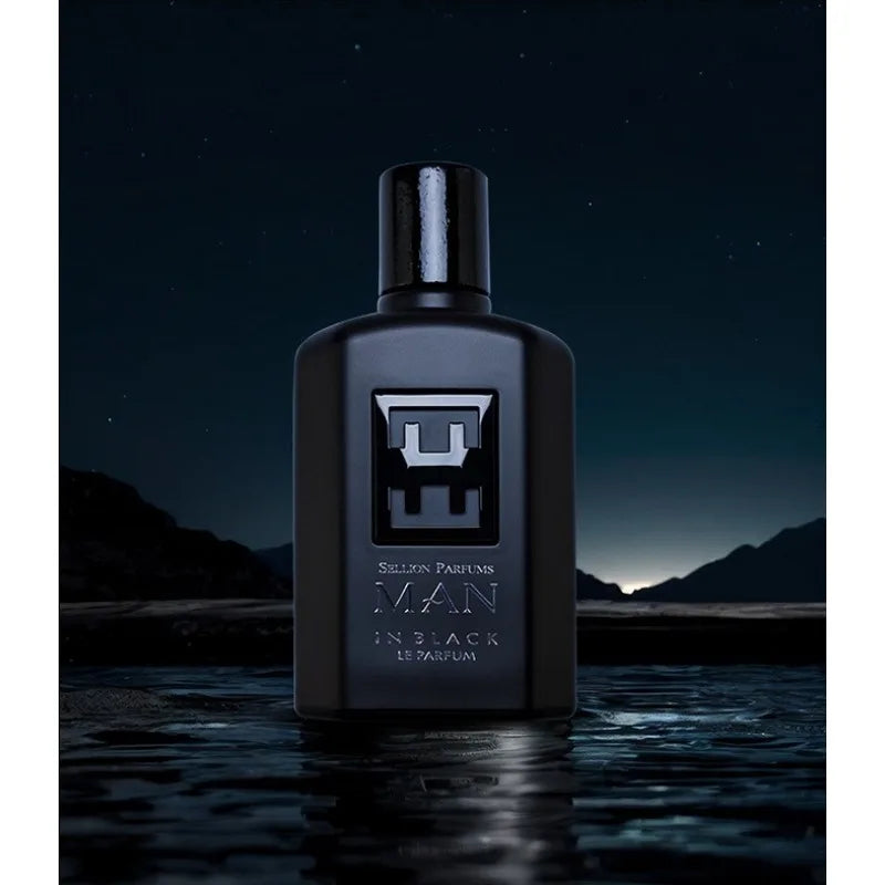Men's Hero King Classic Black Perfume 100ml Spicy Oriental Floral Fragrance with Leather Tobacco & Rum – Long-Lasting Scent