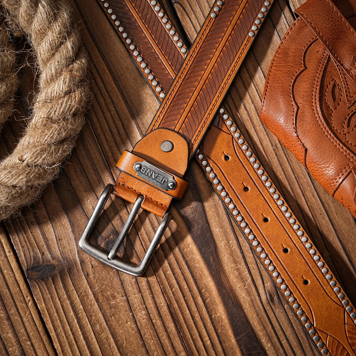 Casual, individual and retro belts, Western-style clothing accessories, metal buckles, PU belts, suitable for both men and women