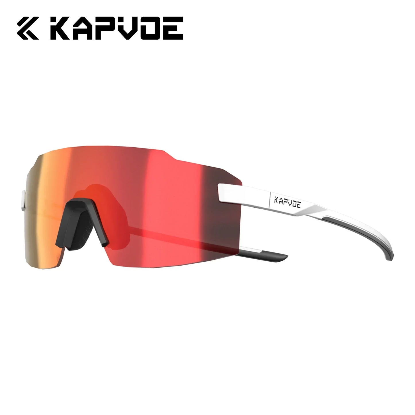 Kapvoe New Photochromic Sports Runnning Sunglasses Cycling Glasses Men Adjustable Nose Pad Women UV400 Hiking Bicycle Eyewear