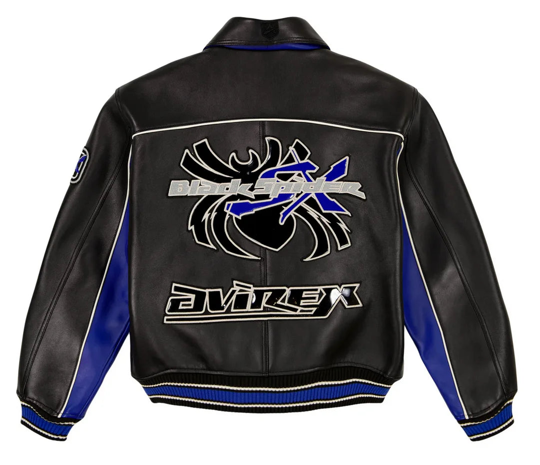 AVIREX fall new listing European lambskin jacket men's motorcycle ridingLeather jacket USA TOUR MOTORCYCLE JACKET coat tops