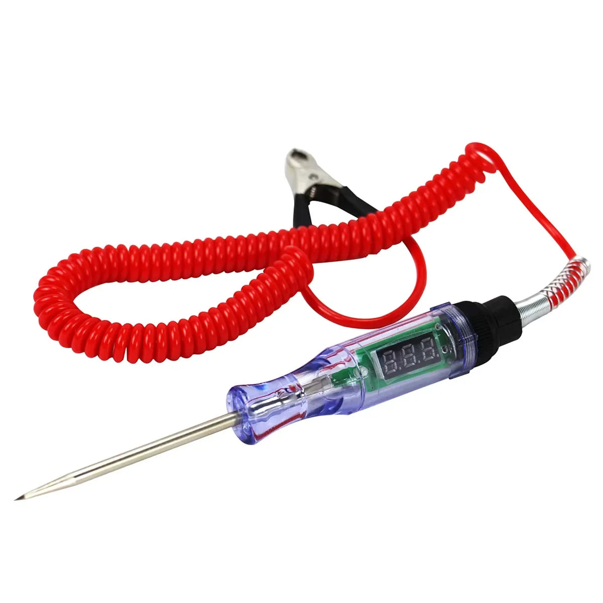 1pc Voltage Circuit Test Pen 6v 12v 24v 48v Automotive Spring Wire Diagnostic Probe Test Pen Measuring Pen Repair Tool