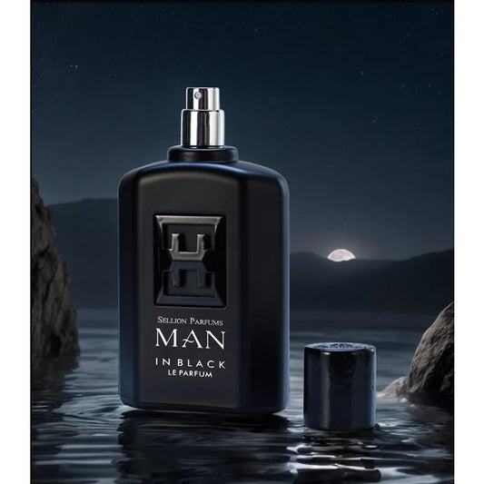 Men's Hero King Classic Black Perfume 100ml Spicy Oriental Floral Fragrance with Leather Tobacco & Rum – Long-Lasting Scent