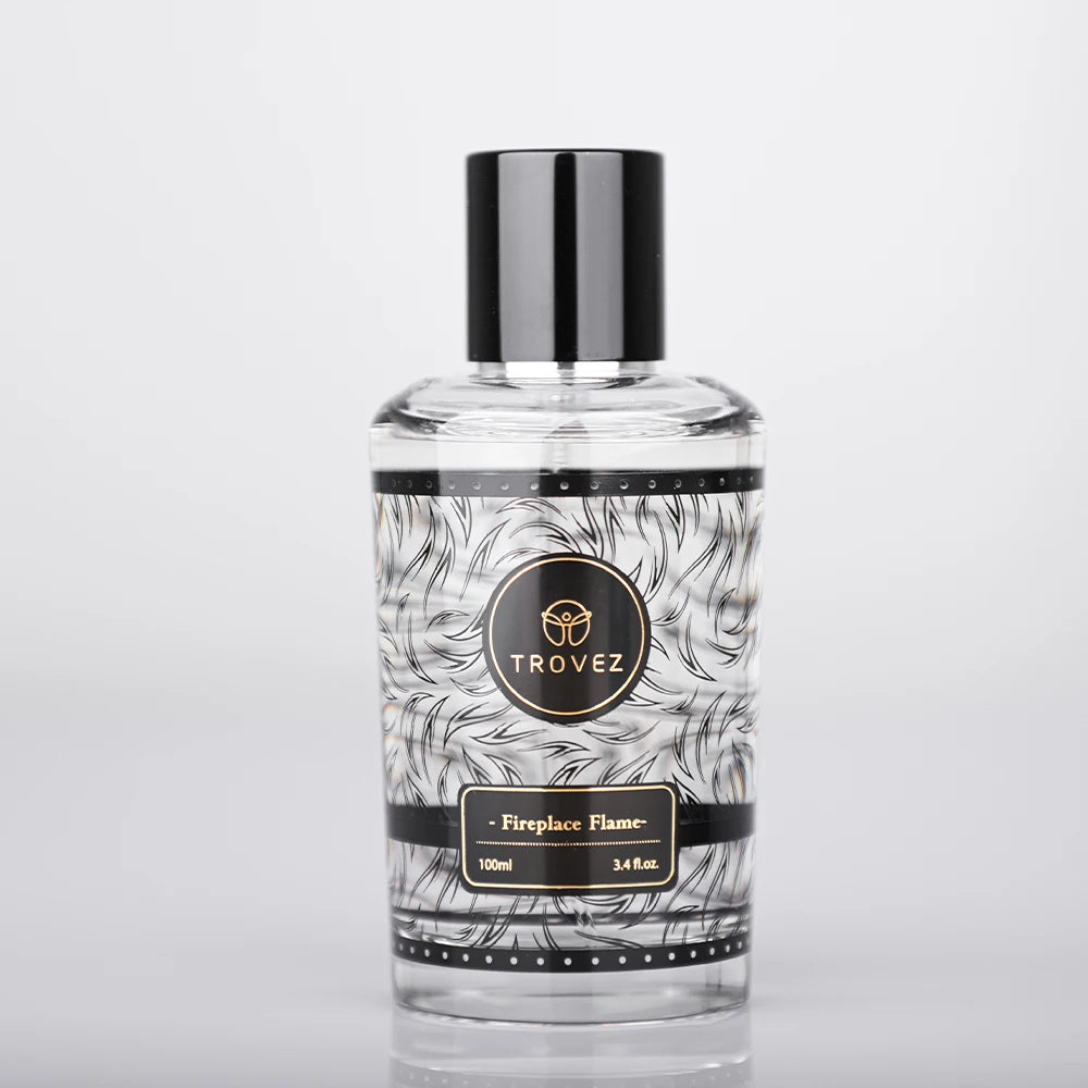 TROVEZ Fireplace Flame Eau de Parfum 100ml Perfume Smoky Woody tone Tone Long-lasting Fragrance Body Spray Scent Perfume Man