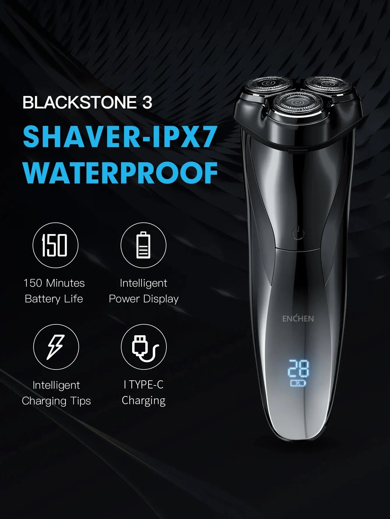 ENCHEN BlackStone 3 Electric Shaver for Men