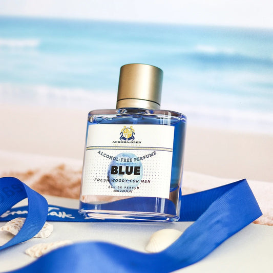 Sport Azure Men's Cologne Fresh Woody Alcohol-Free Perfume 60ML with Cedar Vetiver Pink Pepper Fragrance Citrus Mint Sandalwood