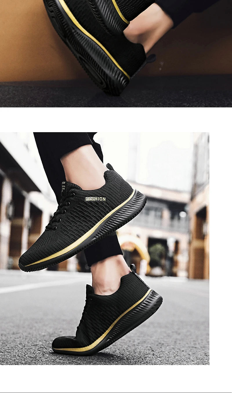 Mens Casual Sneakers Running Shoes Men Lace-up Lightweight Comfortable Breathable Big Size 46 Athletic Walking Shoes for Men