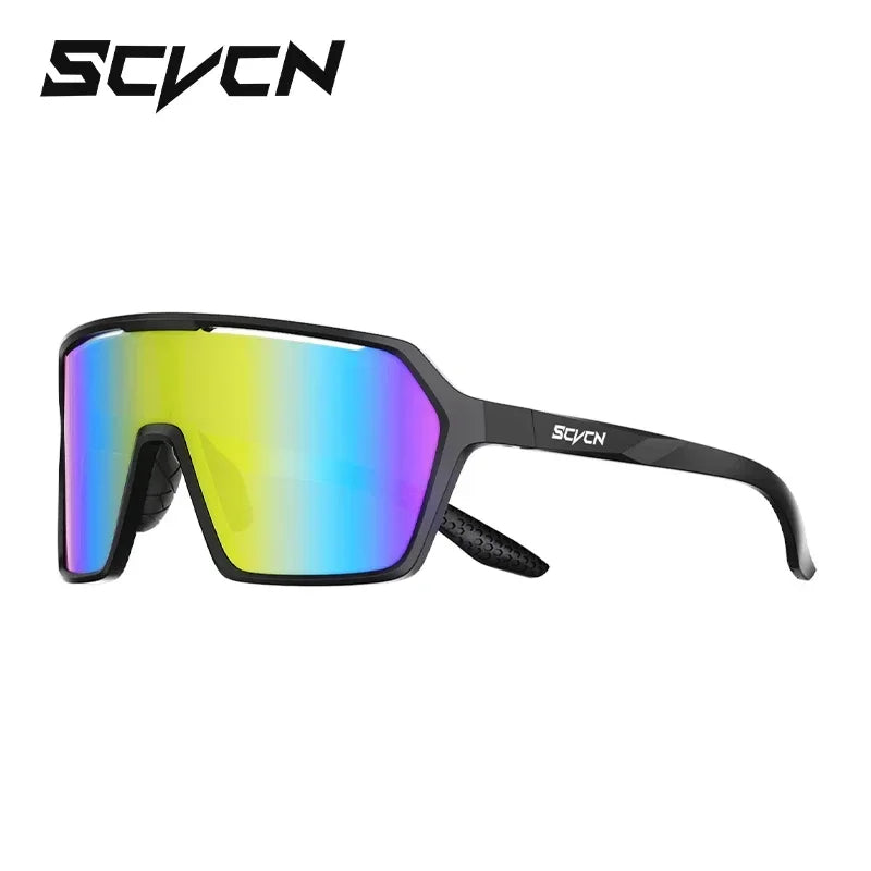 SCVCN Sunglasses for Men Cycling Glasses Fashion Photochromic Women Bike Mountain Road Bicycle Eyewear Cycle Goggles UV400 MTB
