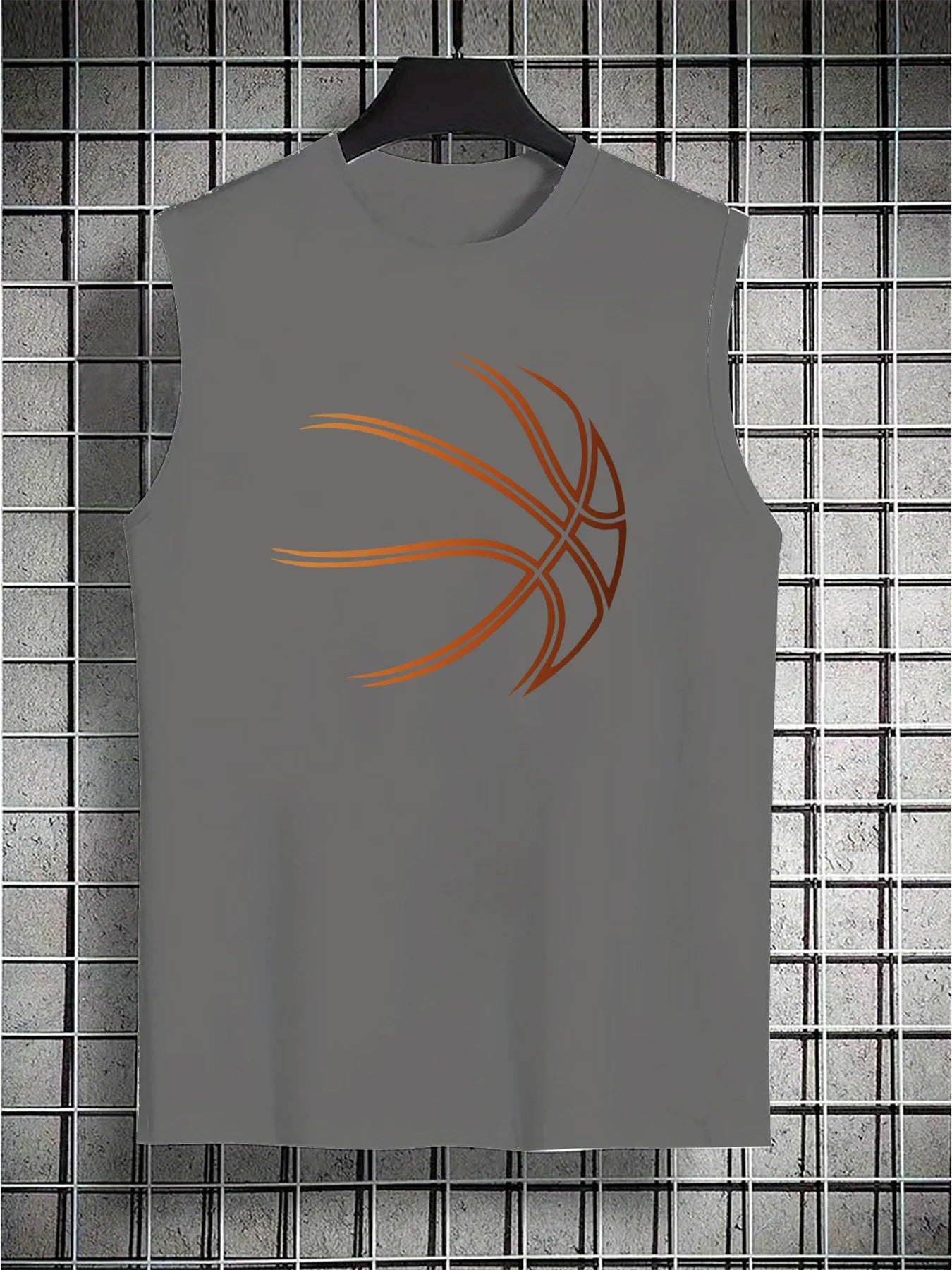 🏀 Men’s Summer Sleeveless Tank Top Basketball Pattern Print | Loose Fit | Comfortable & Breathable | Fitness & Leisure