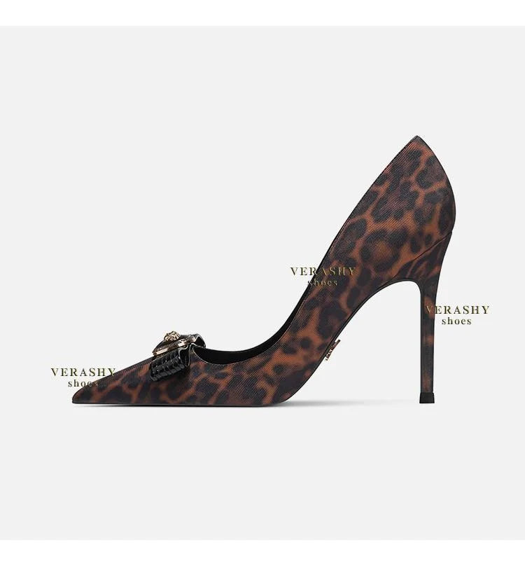 High Heels Women's Thin Heels Pointed French Temperament Bow Light Mouth Single Shoes Women