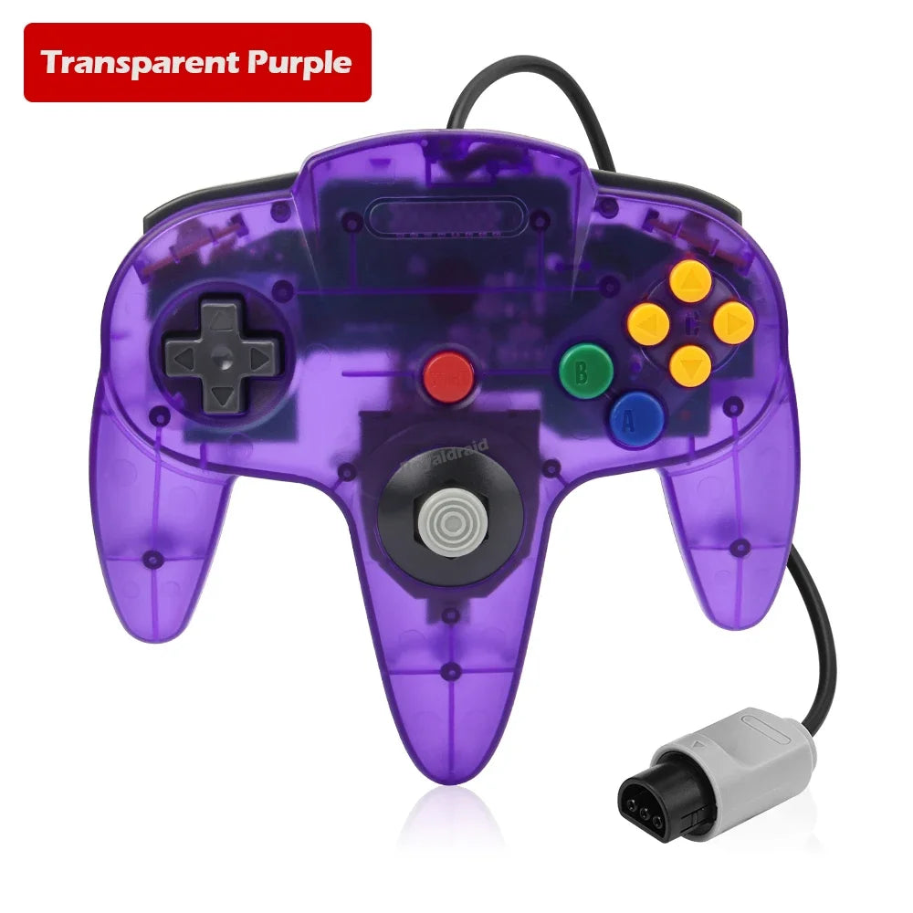 8 Colors For N64 Controller Classic Wired Remote Control Gamepad Gaming Joystick Retro Video Game System For N64 Console Joypads