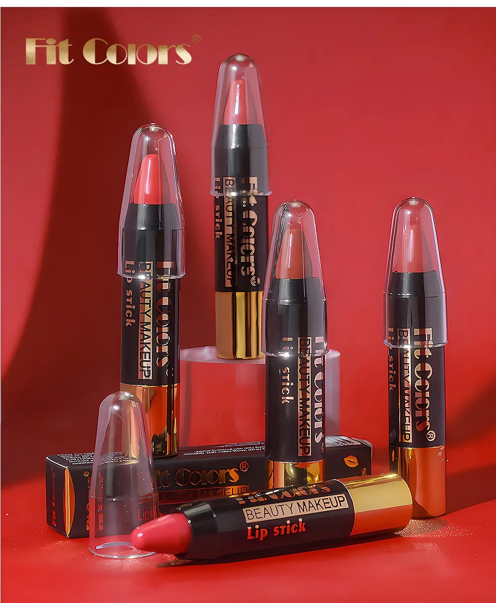 Moisturizing Crayon Lip Gloss Stick Velvet Long Lasting Non Stick Cup Lip Balm Waterproof Jelly Tint Lipstick Liner Pen Makeup